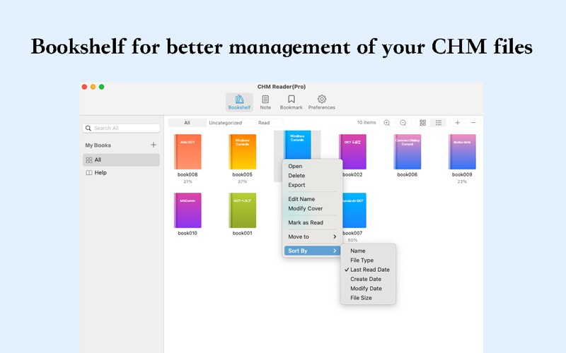 Screenshot #1 pour CHM Reader + CHM Converter