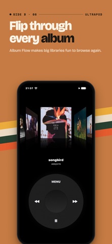UltraPod: Retro Music Player iPhone screenshot 6