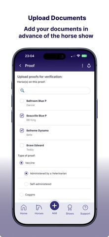 EventPass by EquiTrace iPhone screenshot