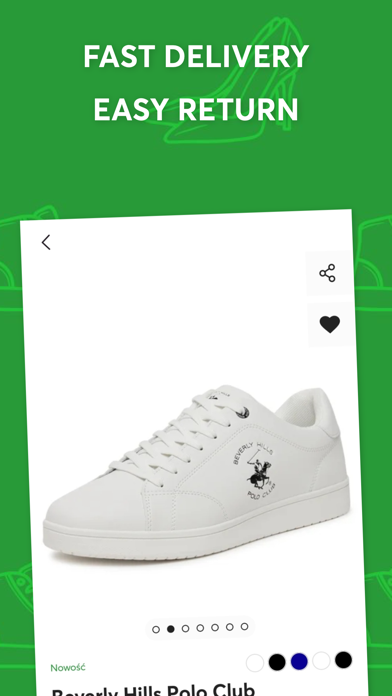 efootwear.eu online shoe store Screenshot