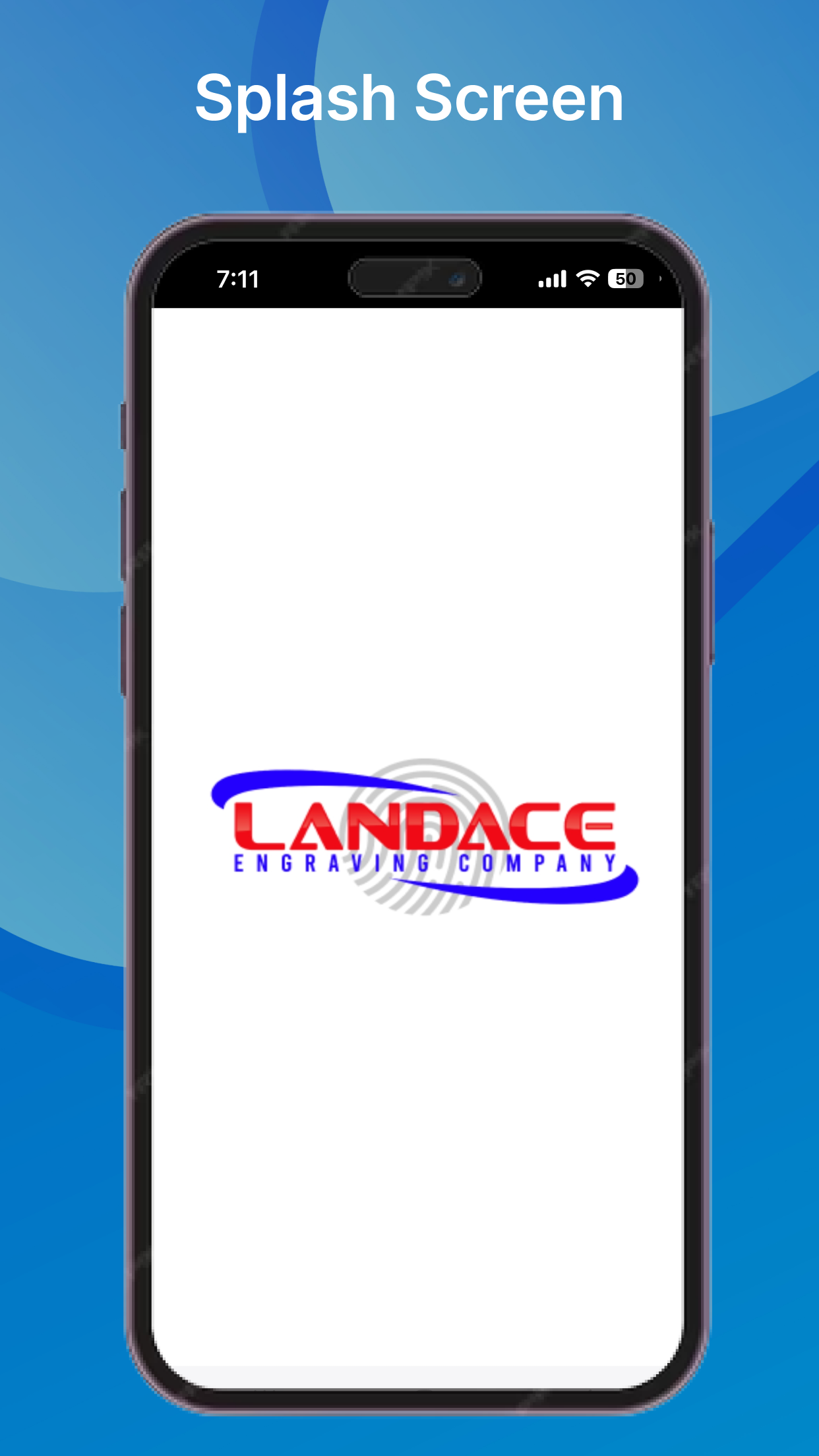 Landace Engraving Fingerprint