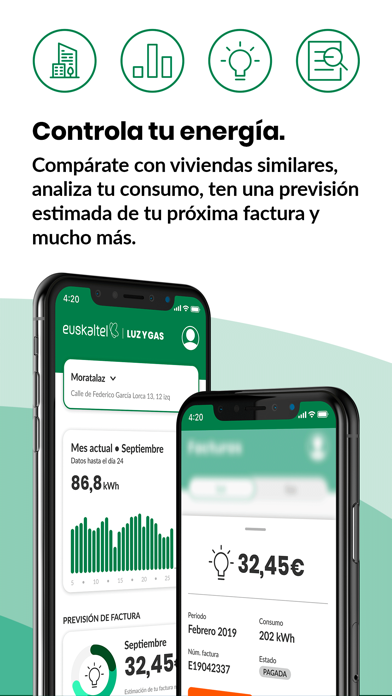 Euskaltel Luz y Gas Screenshot