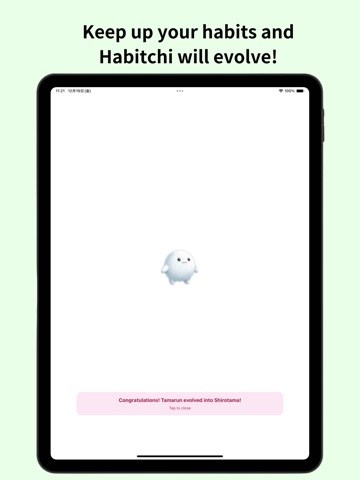 Habit-chi: Cute Habit Tracker iPad screenshot