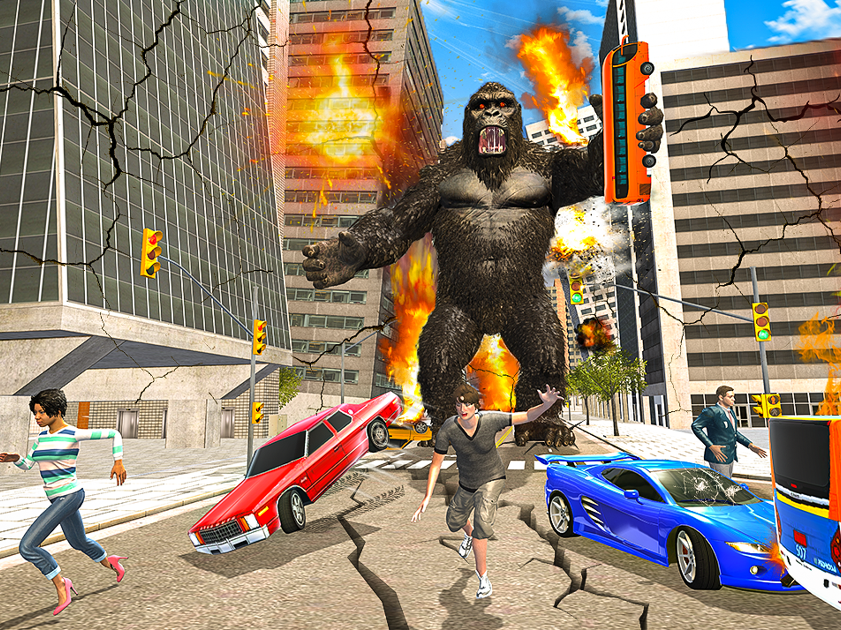 Gorilla Monster Animal Revolt screenshot 8