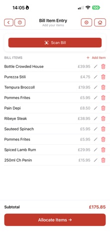 Dine and Divide screenshot