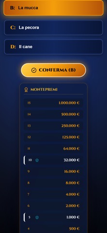 Milionario Quiz Multilingua screenshot 2