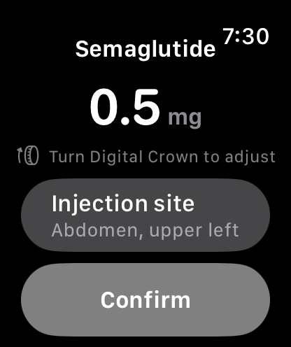 Dial: Ozempic & GLP-1 Tracker screenshot 11