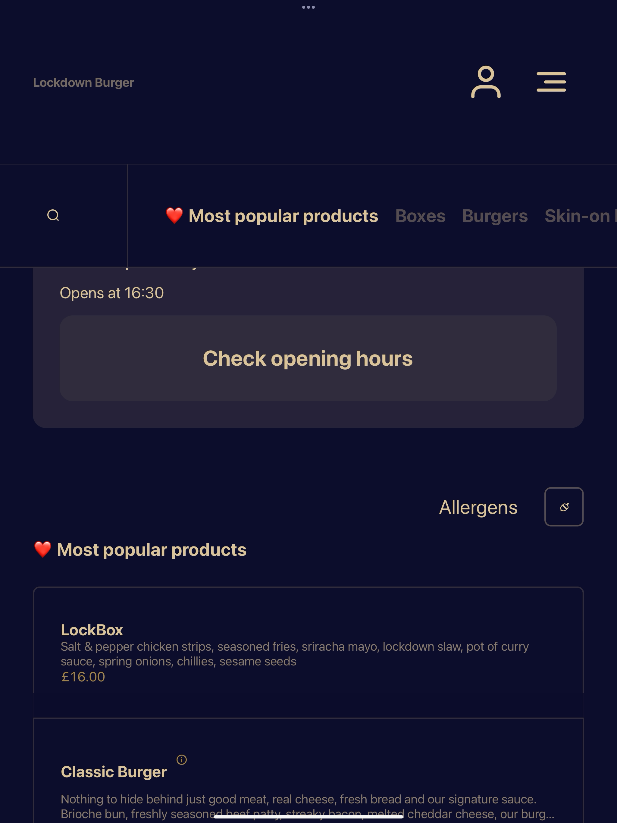 Lockdown Burger UK screenshot 7