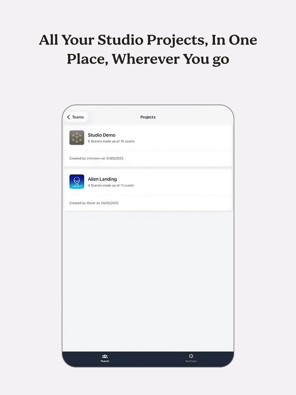 StudioGo by ReactVision ipad screenshot 3