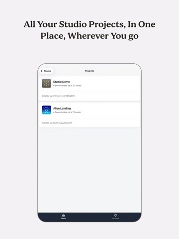 StudioGo by ReactVision iPad screenshot 3