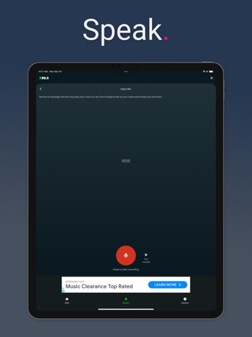 X99.5 iPad screenshot