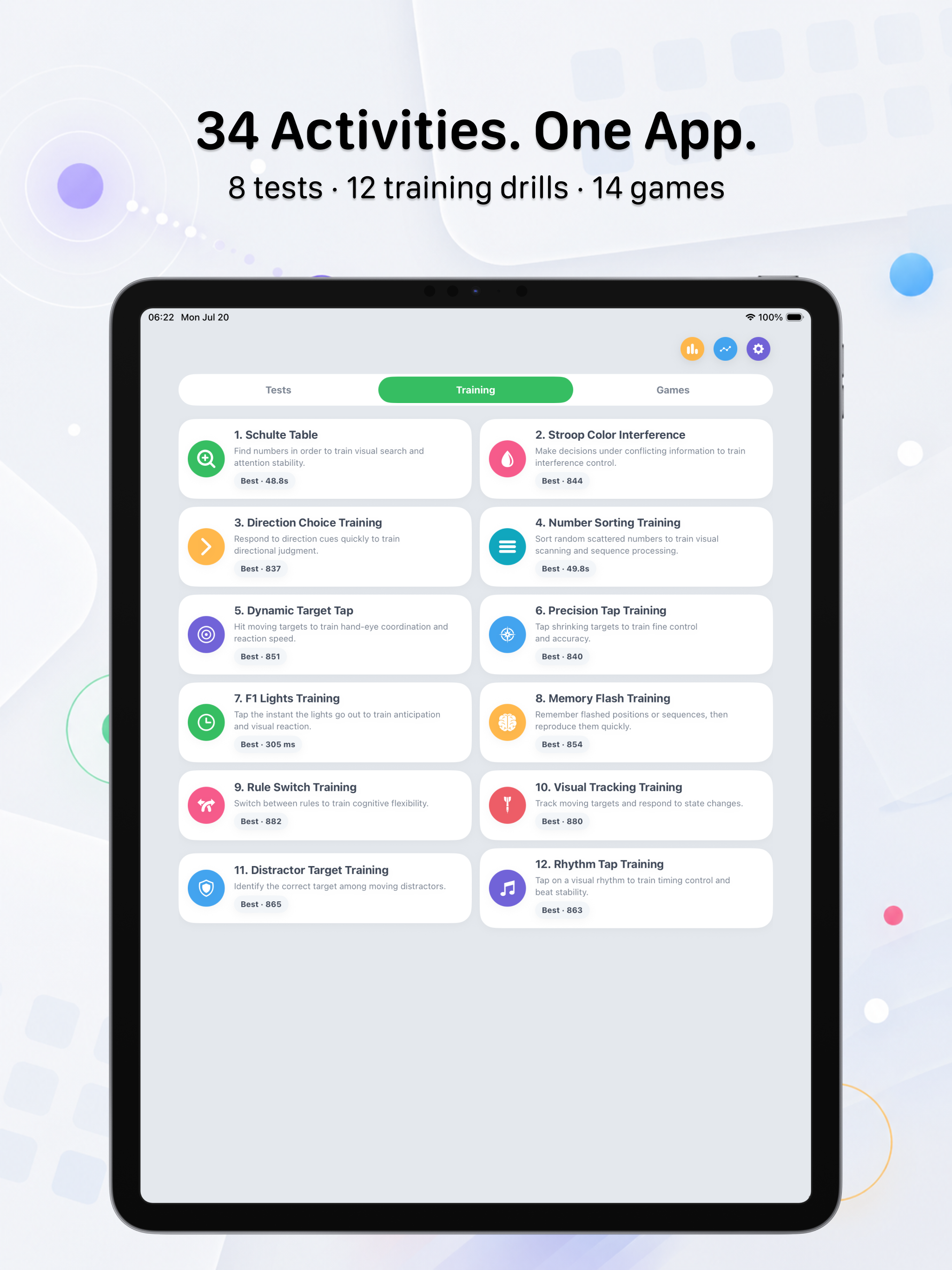 Reaction Time: Test & Training screenshot 9