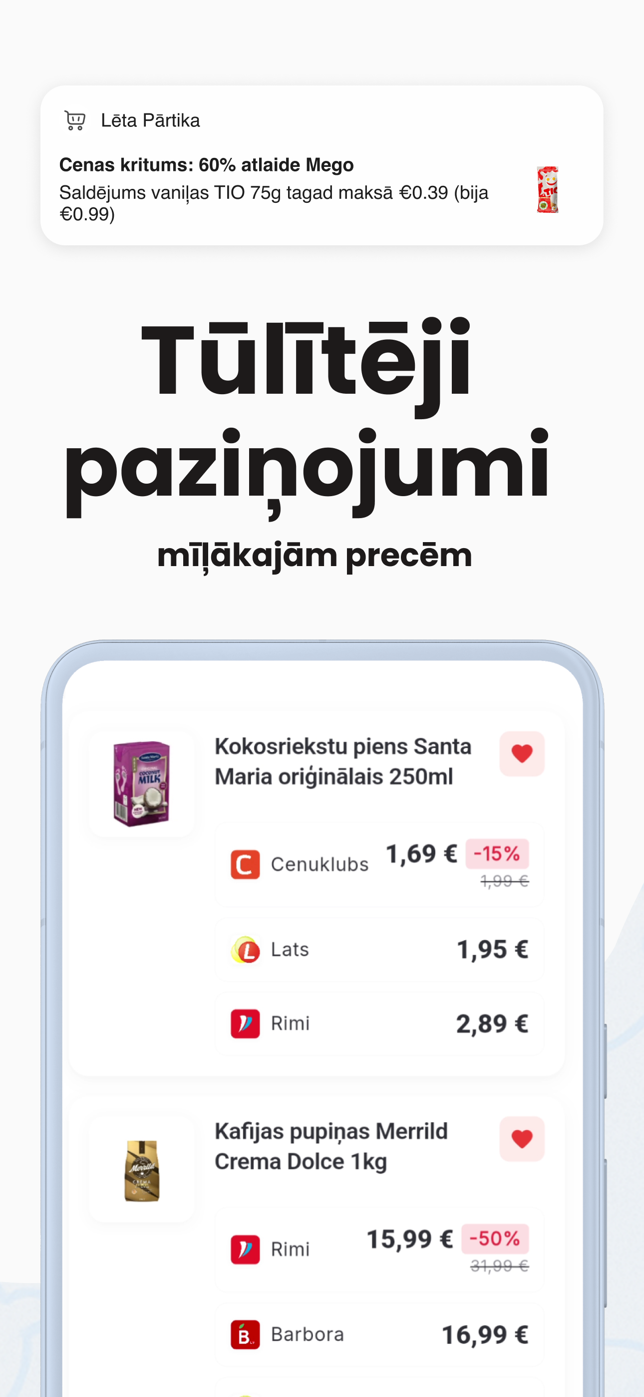 Lēta Pārtika - Produktu cenas