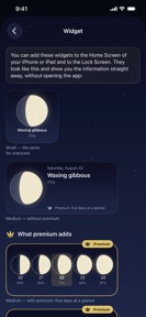 Moon Calendar with Moon Phases screenshot
