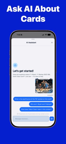 Sports Card Value Scanner: SC1 iPhone screenshot