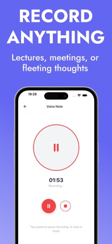 ThunderNotes: AI Note Taker Screenshot 3 of 6