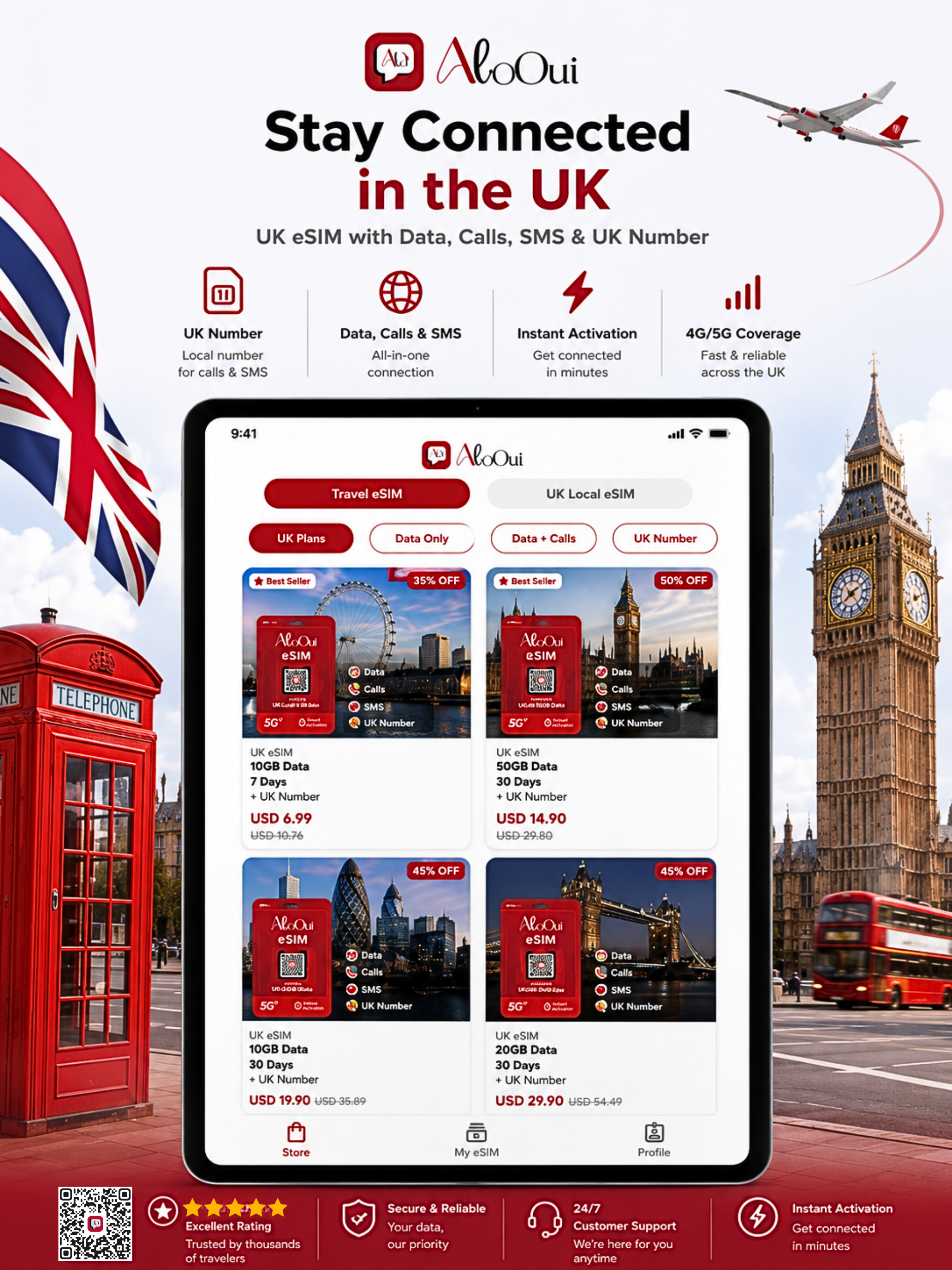 AloOui: Unlimited Travel eSIM screenshot 11