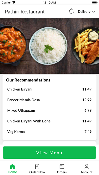 Pathiri Restaurant Screenshot