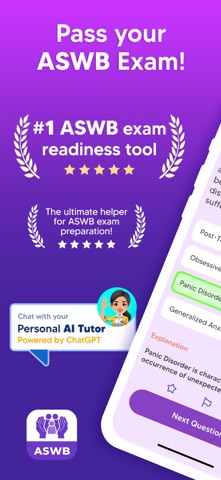 ASWB Exam Prep & Practice 2025 Screenshot 1 of 10