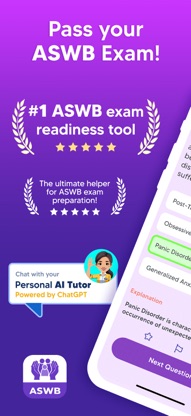 ASWB Exam Prep & Practice 2025 screenshot 1