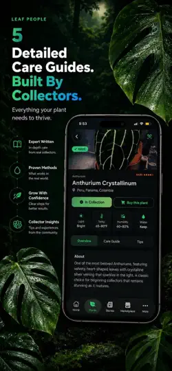 Captura de pantalla de Leaf People: Rare Plant Guide en iPhone 4
