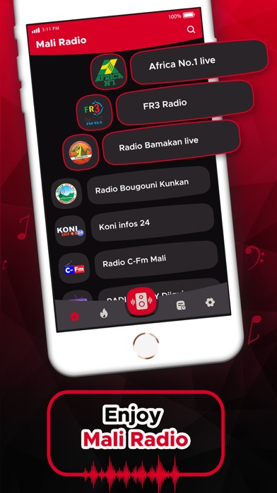 Screenshot #1 pour Mali Radio Stations - Live FM