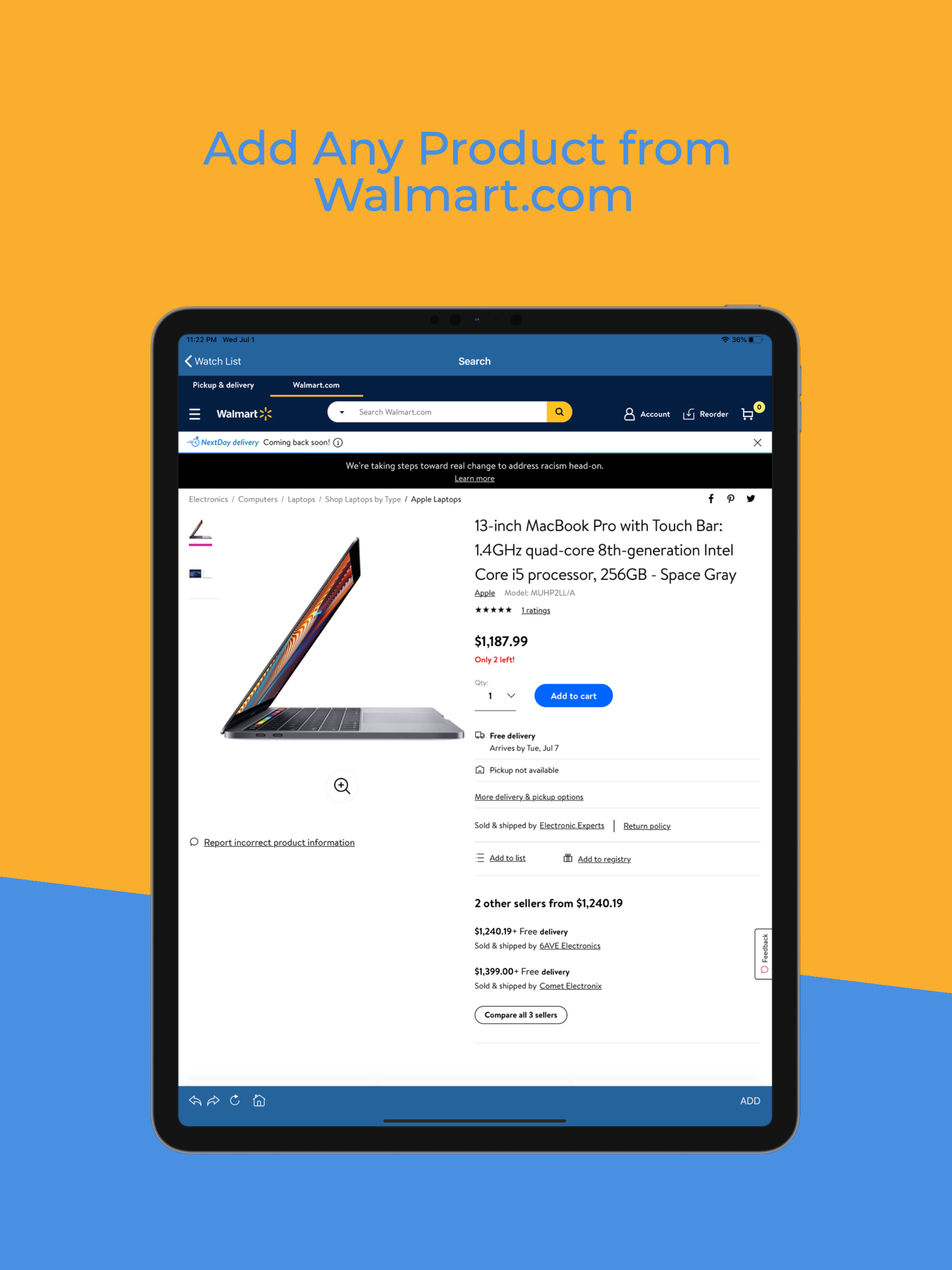 Price Tracker for Walmart