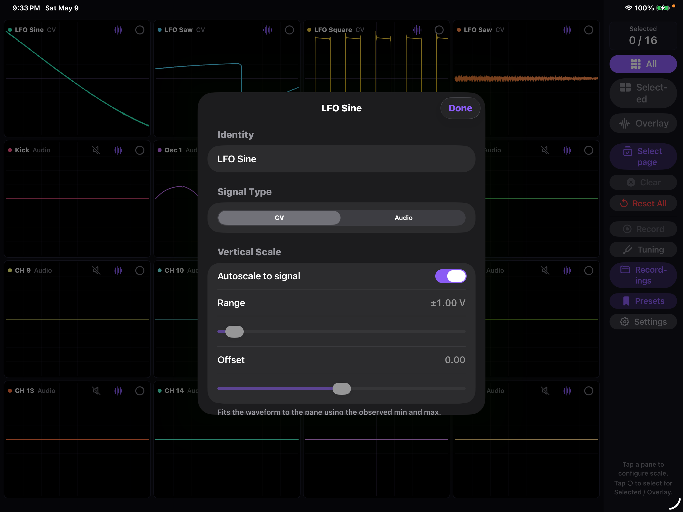 CVOsc screenshot 3