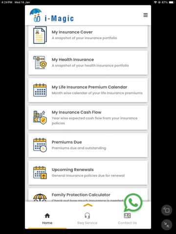 My-Insurance iPad screenshot