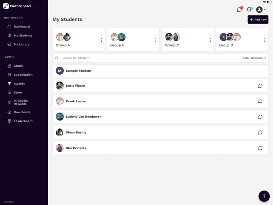 Screenshot #5 pour Practice Space Teacher App