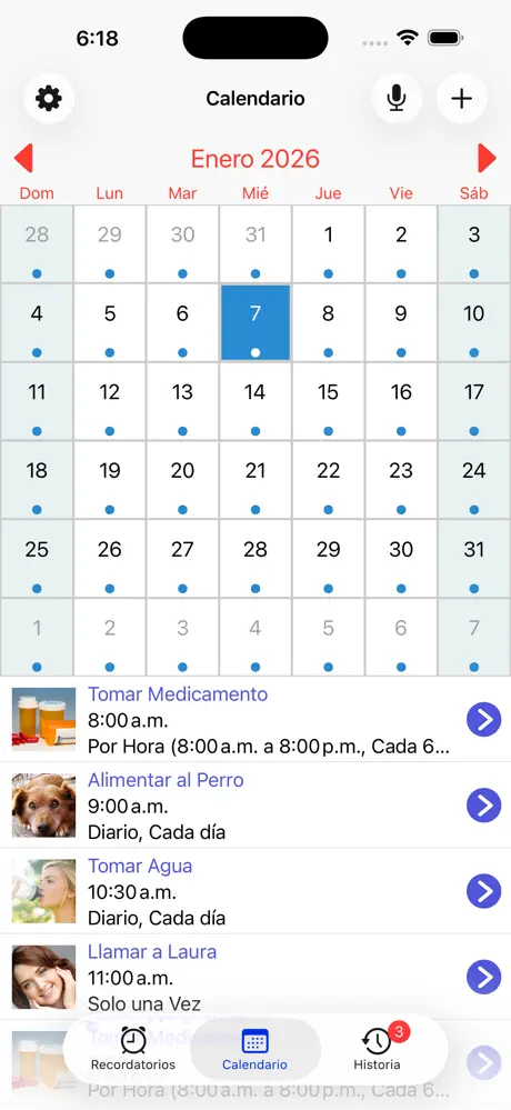 Recordatorio Aida, Despertador screenshot 3