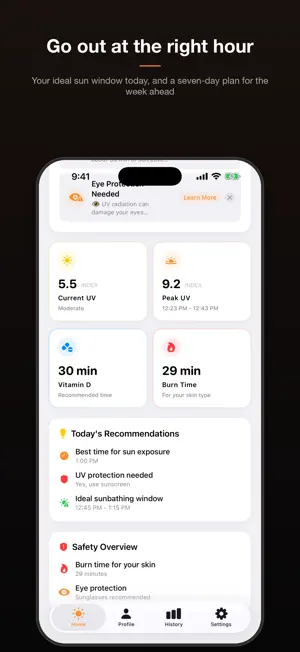 UV Index, Vitamin D & Sunburn screenshot 3