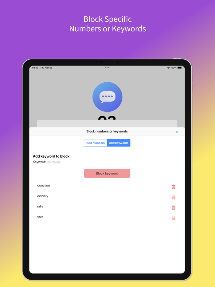 TextInPeace Spam Text Blocker