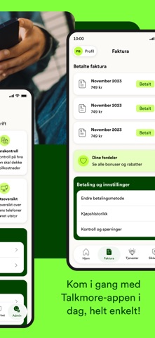 Talkmore appen Screenshot 4 of 4
