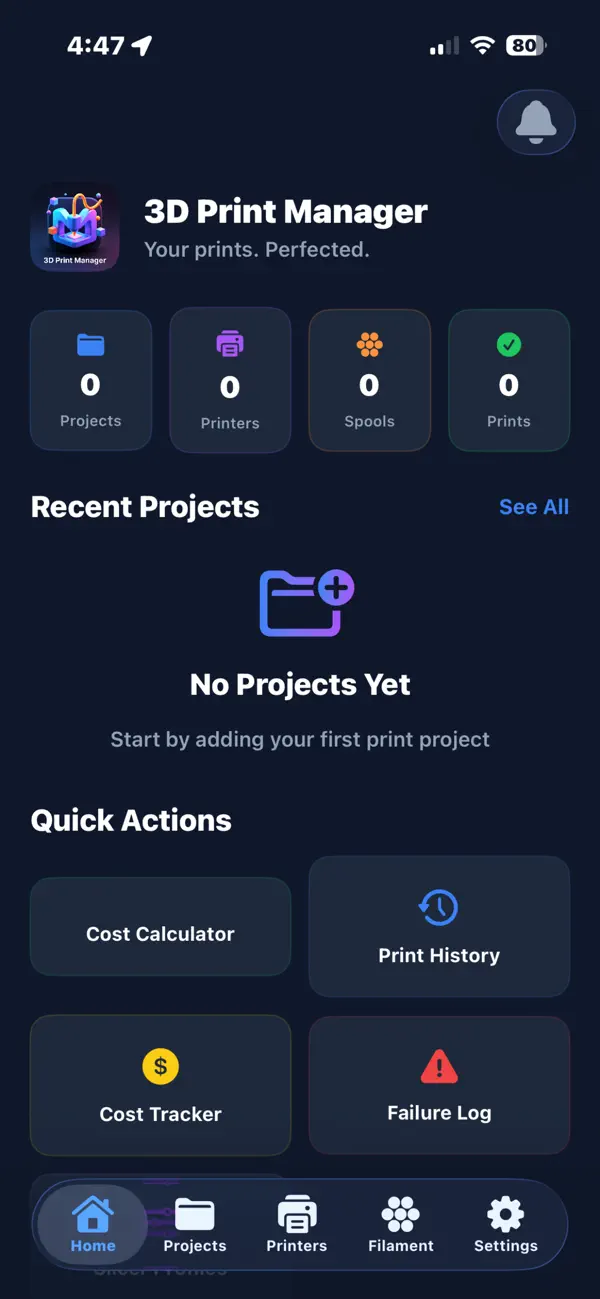 Screenshot #2 pour My 3D Print Manager