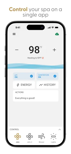 Wellis Spa Control Pro screenshot 1