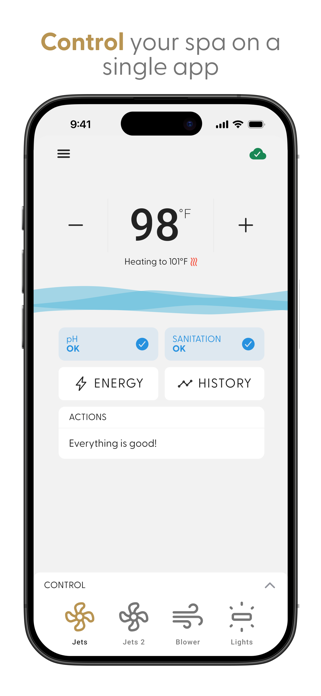 Wellis Spa Control Pro Screenshot 1 of 4