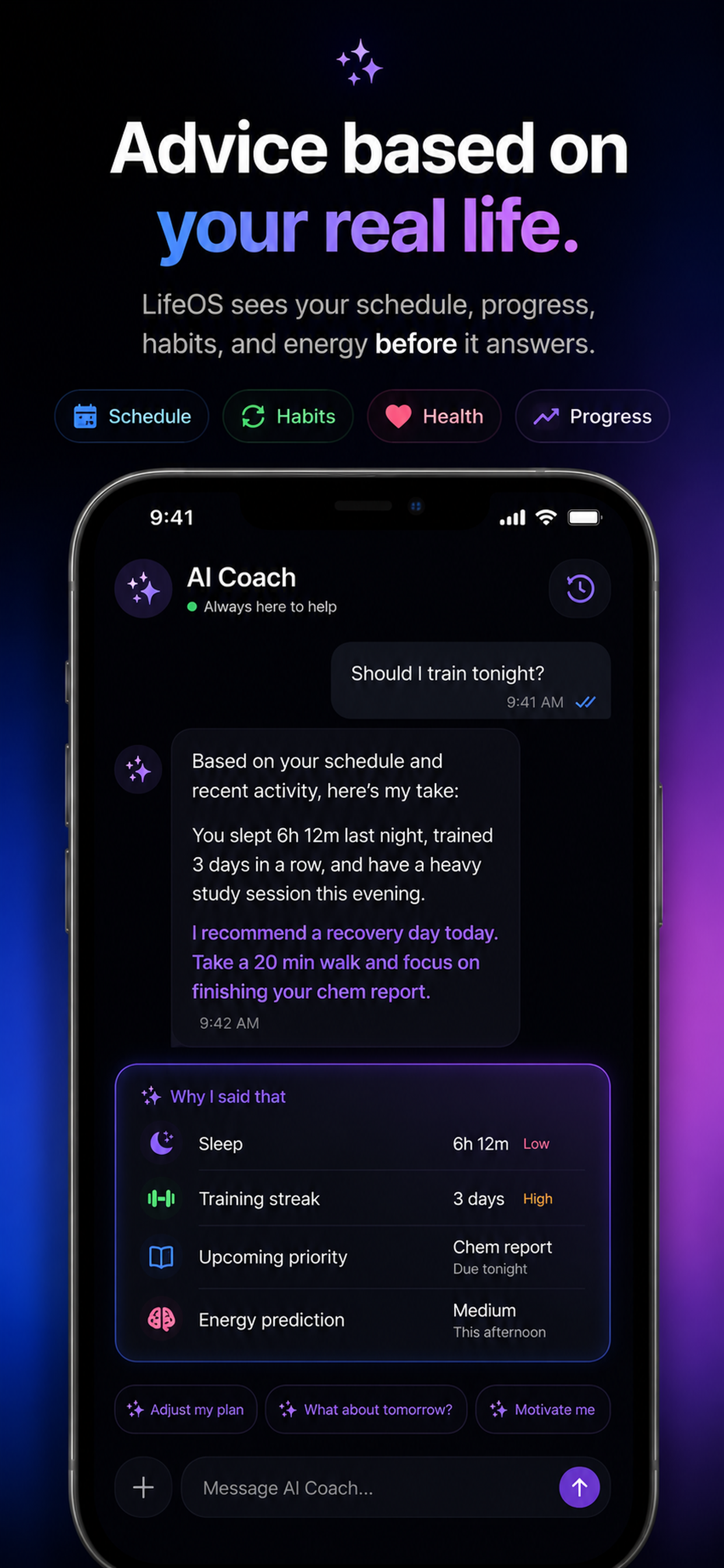 LifeOS: AI Life Manager screenshot 4