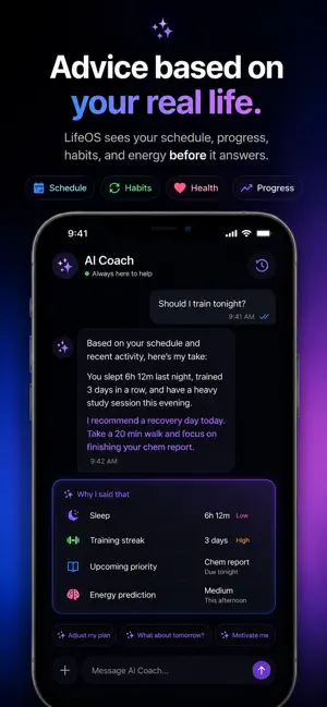 LifeOS: AI Life Manager screenshot 4