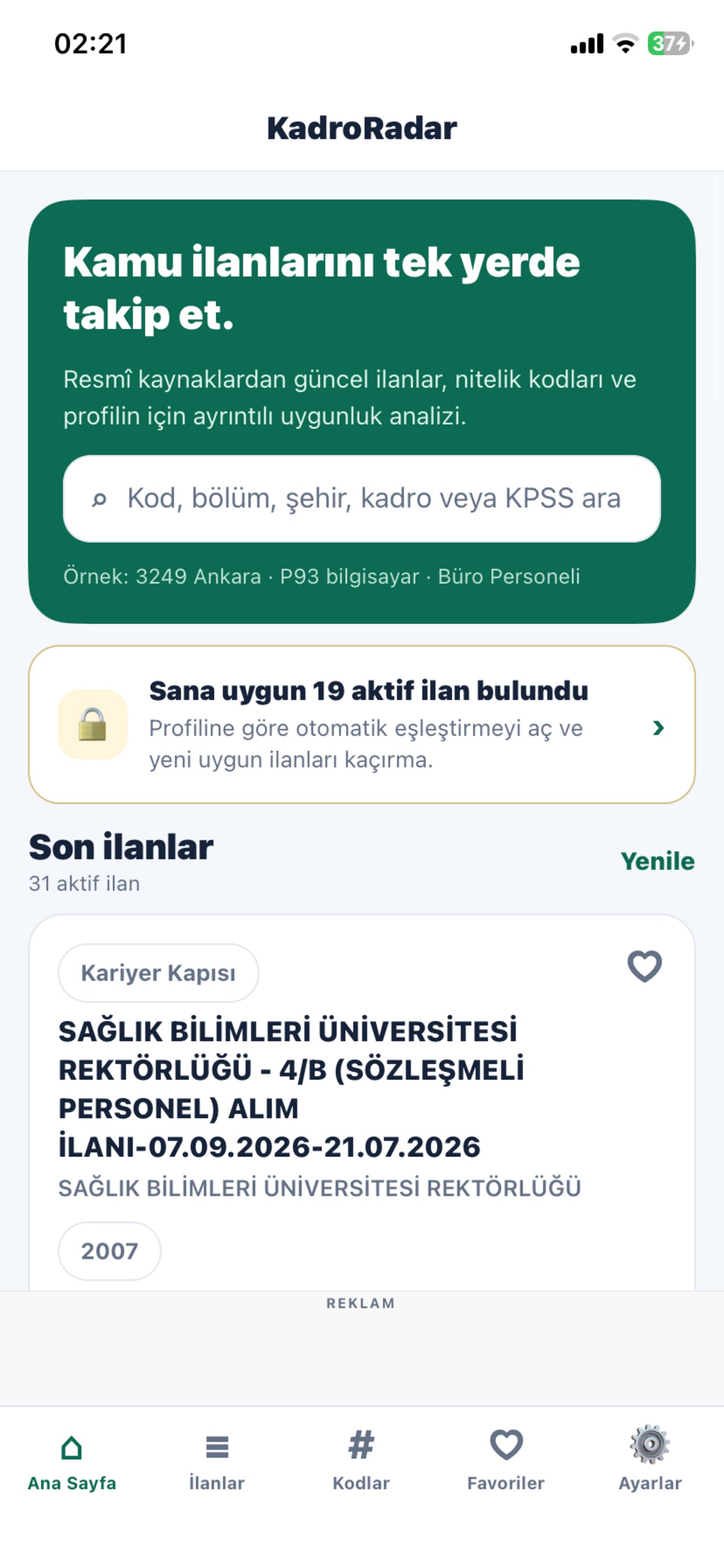 Screenshot 2 of KadroRadar