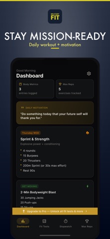 MilitaryFit screenshot