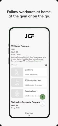 JCF Coaching screenshot