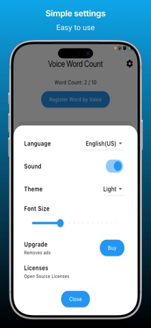 Voice Word Count Screenshot 3 of 3