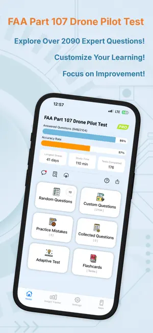 FAA Part 107 Drone Pilot Test screenshot 1