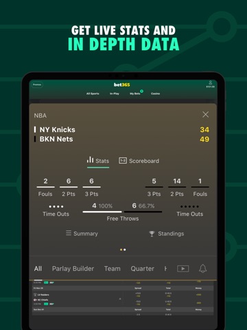 bet365 Sports Betting iPad screenshot 7