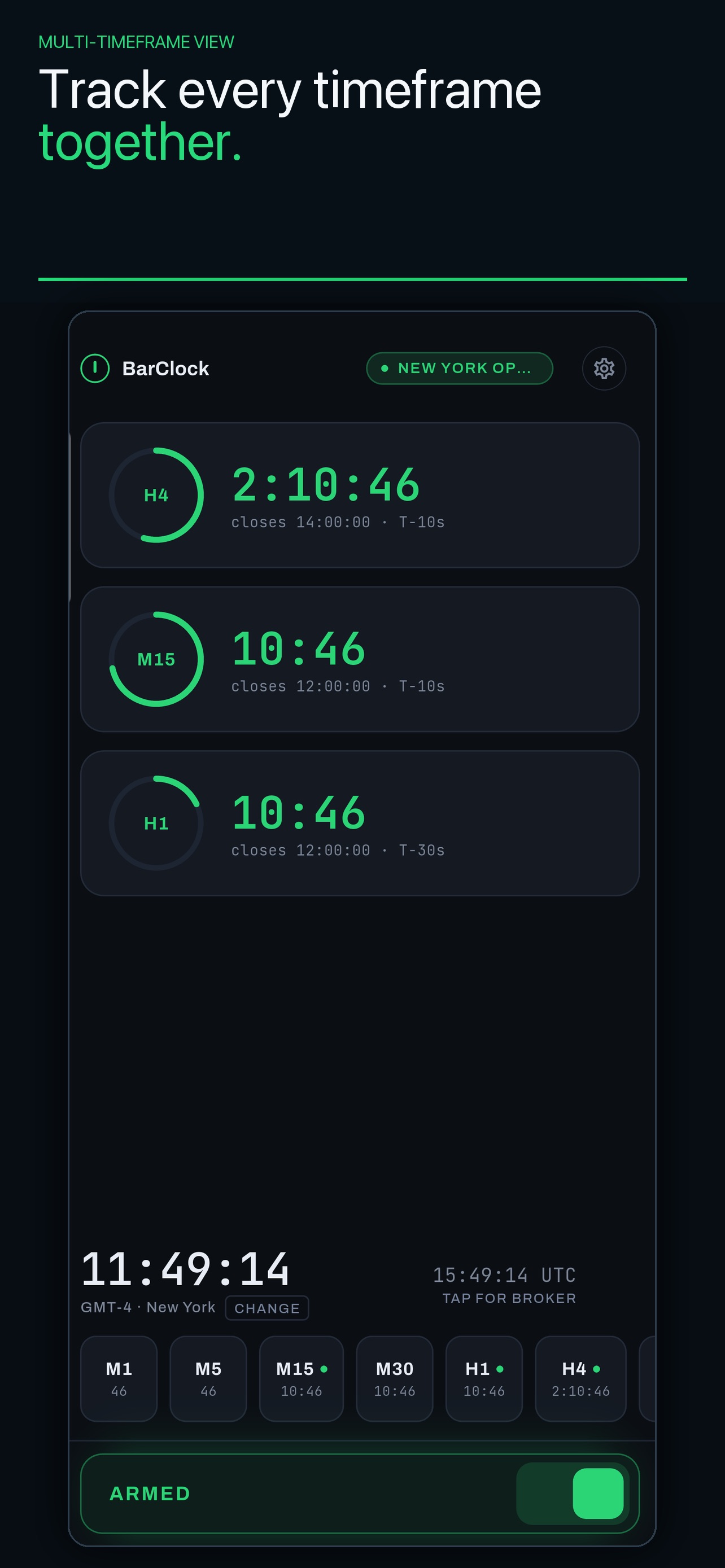 Screenshot 3 of BarClock: Candle Close Timer