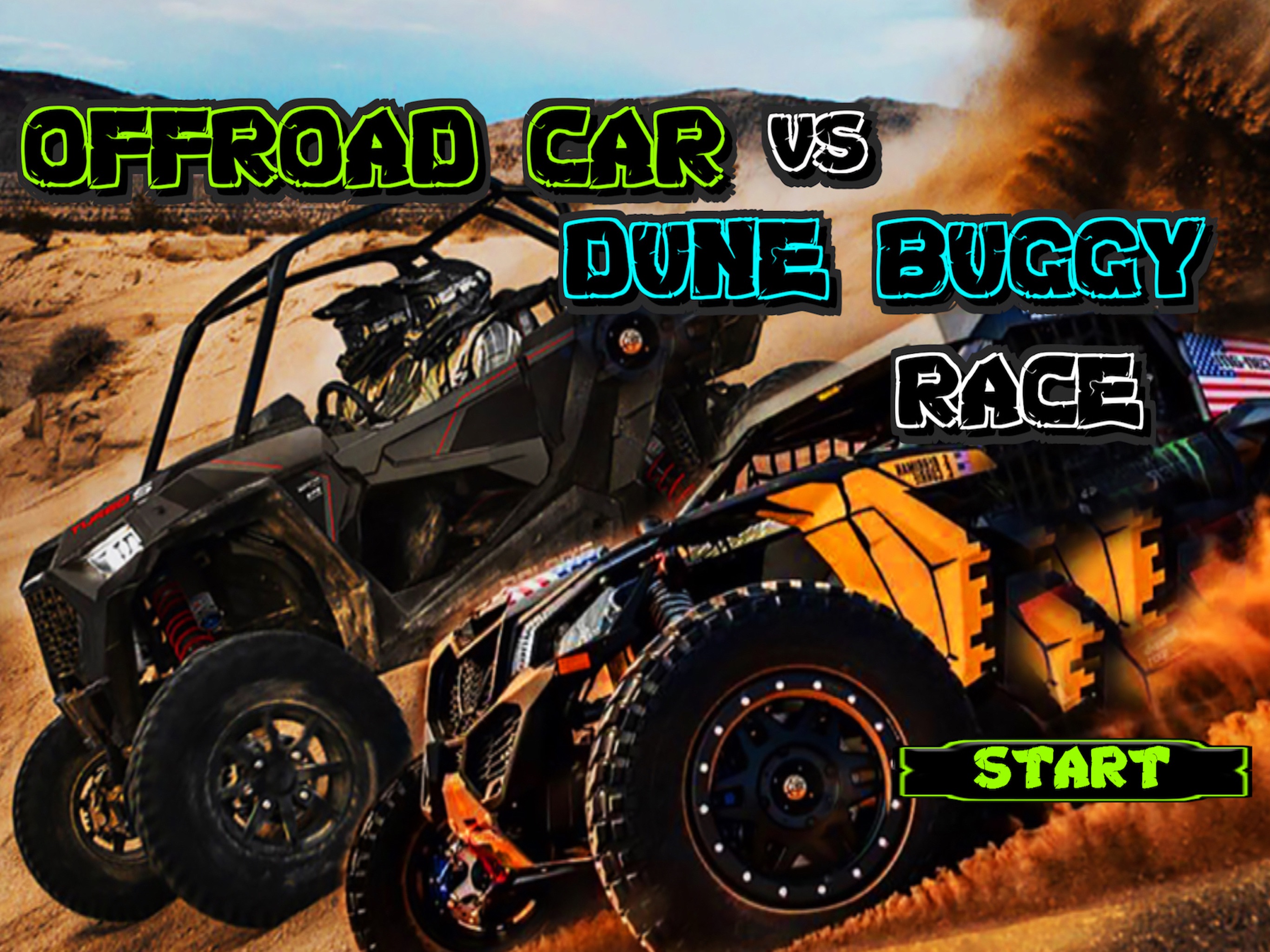 OFFROAD CAR VS DUNE BUGGY RACEのおすすめ画像1