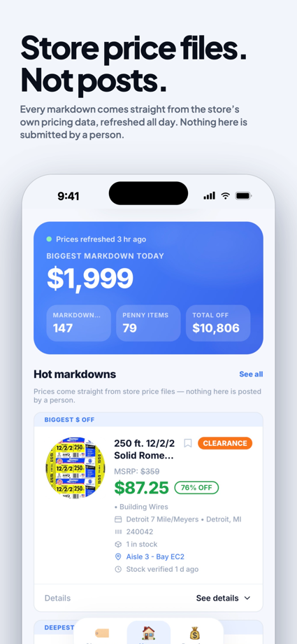 Scavenger: Penny Deal Finder 的 App Store 截图 3