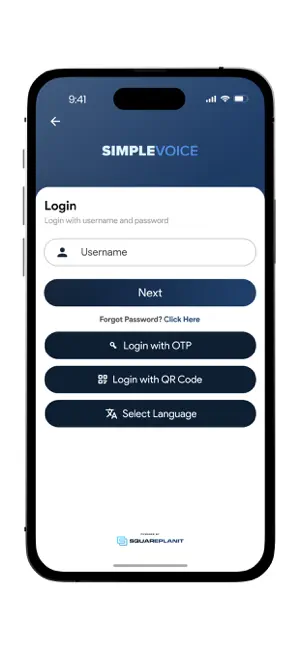 SimpleVoice Mobile screenshot 2