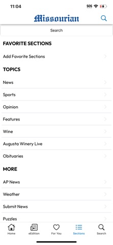 Missourian screenshot